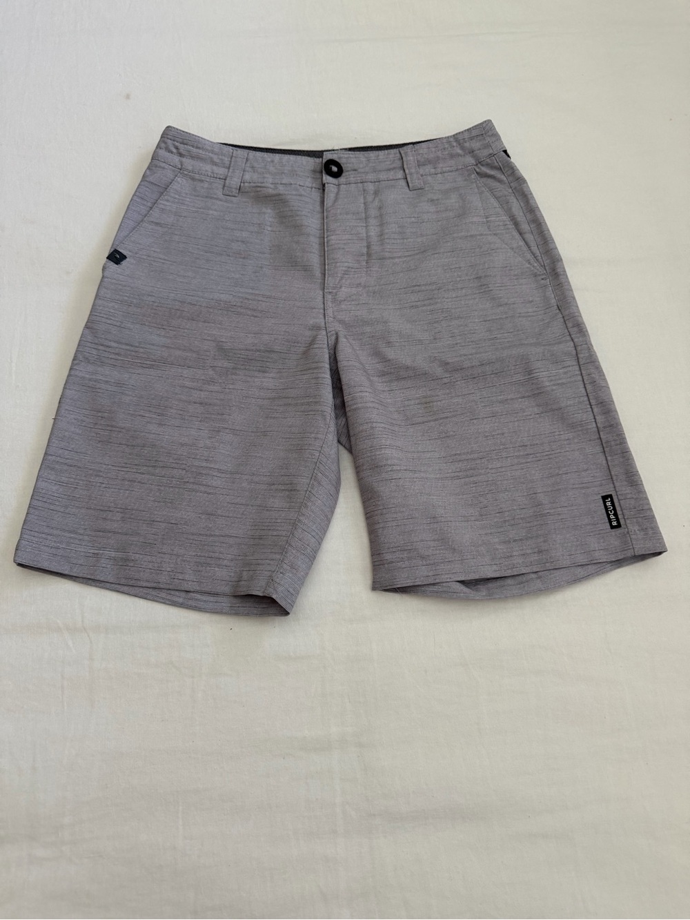 Rip Curl Big Boys Heather Gray Flat Front Shorts